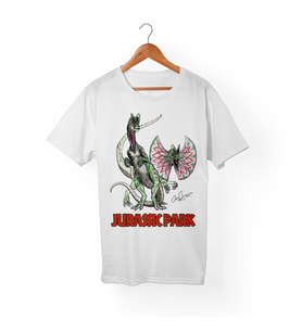 Jurassic Park Çocuk Beyaz Tişört