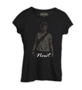The Maze Runner - Newt Siyah Kadın Tshirt