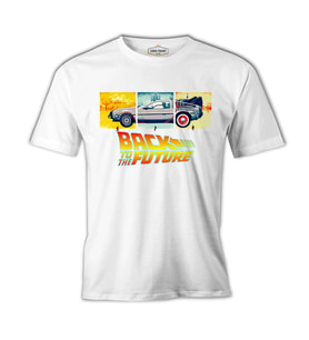 Back To The Future 1955-1985-2015 Beyaz Erkek Tshirt