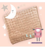 YihuBox Star Temalı Bebek/Çocuk Unisex Imaj Vizon Yumuşak Battaniye