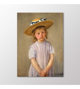 Arty Tablo Child in a Straw Hat Tablo (Karışık)