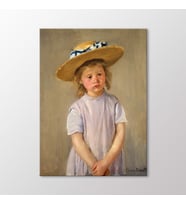 Arty Tablo Child in a Straw Hat Tablo (Karışık)