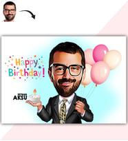BK Gift Kişiye Özel Resimli Yaş Pasta İçin Karikatür Baskılı Yenilebilir Şekerli Kağıt  4a(Sadece Kağıt)