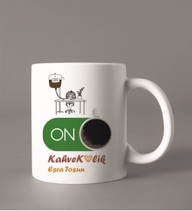 Kişiye Özel Kahvekolik Kupası