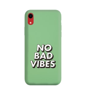 Iphone XR No Bad Tasarımlı Yeşil Lansman Telefon Kılıfı