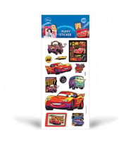 Cars Puffy Sticker 12,4X29,5 Cm, Puffy Çıkartma, Puffy Yapıştırmaları (Karışık)