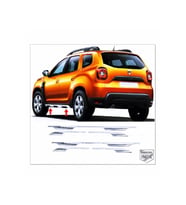 Dacia Duster Krom Yan Etek Marşpiyel Çıta 6 prç. 2018-2023 P.Çelik