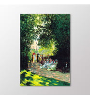 Arty Tablo Monceau Parkı 1878 Tablo (Karışık)