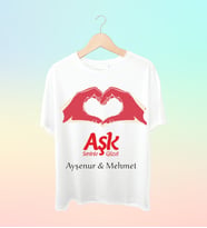 Kişiye Özel Baskılı Tshirt Tişört