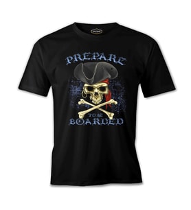 All Seas Pirate Kurukafa Siyah Erkek Tshirt