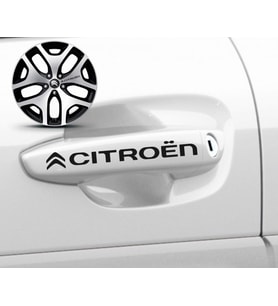 Citroen Kapı Kolu Sport Sticker Yapıştırma 8 Adet