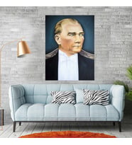 Mustafa Kemal Atatürk Kanvas Tablo