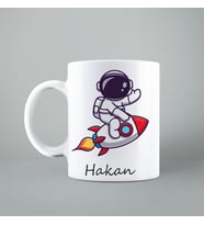 Astronot Uzay Kupası Kişiye Özel