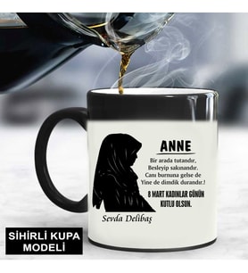 8 Mart Dünya Kadınlar Gününe Özel Kupa (Beyaz)