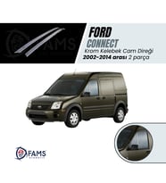 Ford Connect Krom Kelebek Cam Direği 2 prç. 2002-2014 arası Paslanmaz Çelik