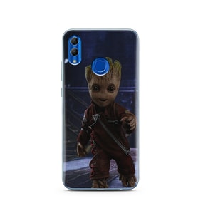 Baby Groot Tasarım Süper Şeffaf Silikon Telefon Kılıfı Huawei Honor 10 Lite 