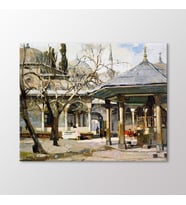 Arty Tablo Şadırvan Başında Tablo (Karışık)
