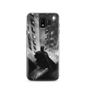 Batman Tasarım Süper Şeffaf Silikon Telefon Kılıfı Samsung J4 (2018)