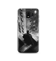 Batman Tasarım Süper Şeffaf Silikon Telefon Kılıfı Samsung J4 (2018)