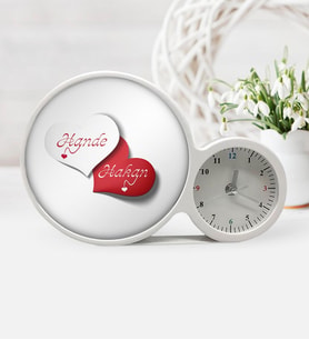 BK Gift Kişiye Özel Sevgililer Günü Saatli Sihirli Led Ayna Çerçeve  26