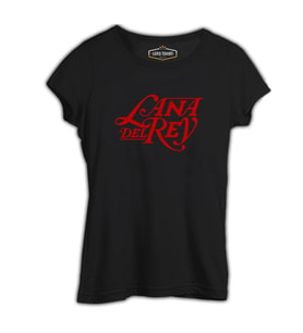 Lana Del Rey - Logo Siyah Kadın Tshirt