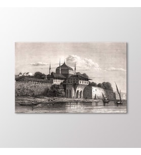 Arty Tablo Sarayburnu'nda İncili Köşk Tablo (Karışık)