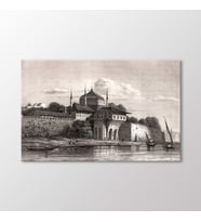 Arty Tablo Sarayburnu'nda İncili Köşk Tablo (Karışık)