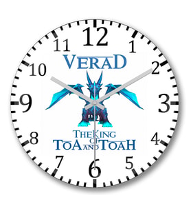 Verad The King Of Toa and Toah  Summoners War Duvar Saati Bombeli