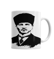 Mustafa Kemal Atatürk Kupa Bardak Porselen