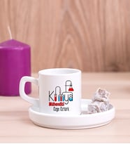 Kimya Mühendisi Concept Türk Kahvesi Fincanı