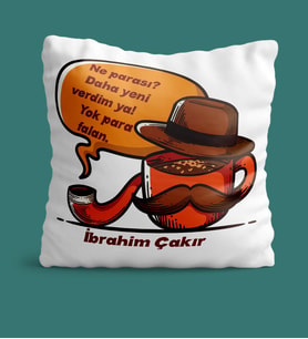 BK Gift Kişiye Özel Babalar Günü Temalı Yastık 22624