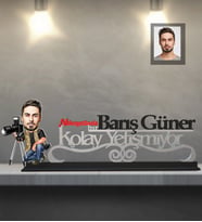 Kişiye Özel Fotoğrafçı Karikatürlü Kolay Yetişmiyor Ahşap Biblo Bay-2