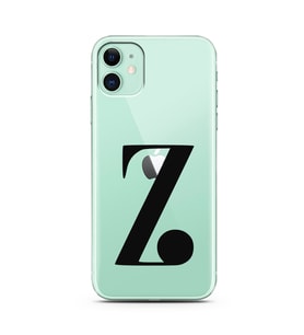 Iphone 11 Harf Tasarımlı Telefon Kılıfı Z-Harfi 