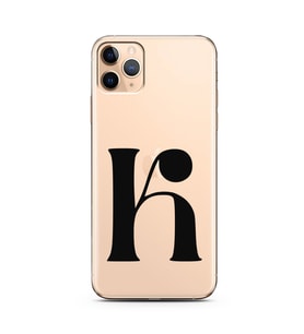 Iphone 11 Pro Harf Tasarımlı Telefon Kılıfı K-Harfi 