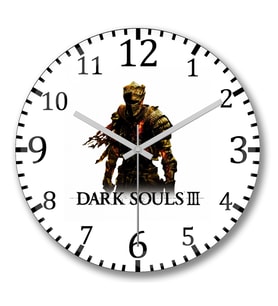 Chosen One Dark Souls 3 Duvar Saati Bombeli Gercek Cam