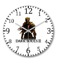 Chosen One Dark Souls 3 Duvar Saati Bombeli Gercek Cam