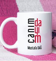 Dayıya Canım Dayım Tasarımlı Kişiye Özel Dayı Kupa Bardak