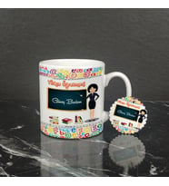 Türkçe Öğretmeni Kupa Bardak ve Anahtarlık Set 003