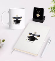 BK Gift Kişiye Özel Öğretim Üyesi Beyaz Kupa Defter Kalem ve İsimli Papatya Kolye Hediye Seti-1 (Model 1)
