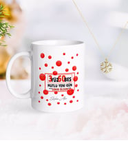 BK Gift Kişiye Özel 365 Mutlu Yeni Gün Kupa ve Kar Tanesi Kolye-1 (Model 1)