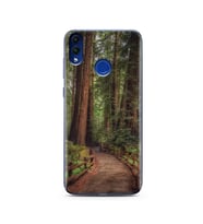 Orman Yol Tasarımlı Süper Şeffaf Silikon Telefon Kılıfı Huawei Honor 8c