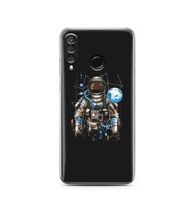 Uzay Astronot Tasarım Süper Şeffaf Silikon Telefon Kılıfı Huawei P30 Lite