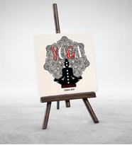 BK Gift Kişiye Özel Mesleki Yoga Eğitmeni Şovaleli Doğal Taş  2