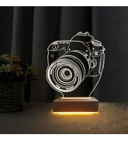 Fatağraf Makinesi Tasarım 3d Gece Lambası