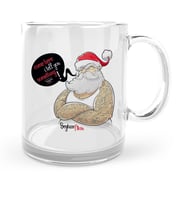 BK Gift Kişiye Özel Noel Baba Mutlu Yıllar Cam Kupa Bardak  5