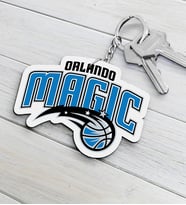 NBA Orlando Magic Ahşap Anahtarlık (Çok Renkli)