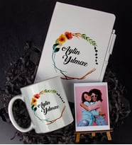 Kişiye Özel Defter Kalem Kupa Ve Fotoğraflık Seti 85982