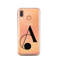 Samsung A40 Harf Tasarımlı Telefon Kılıfı A-Harfi 