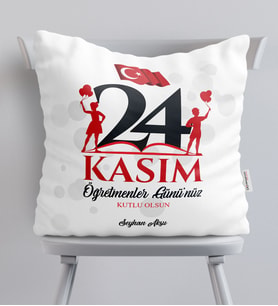 BK Gift Kişiye Özel Öğretmenler Gününüz Kutlu Olsun  Yastık  2