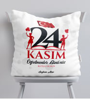 BK Gift Kişiye Özel Öğretmenler Gününüz Kutlu Olsun  Yastık  2